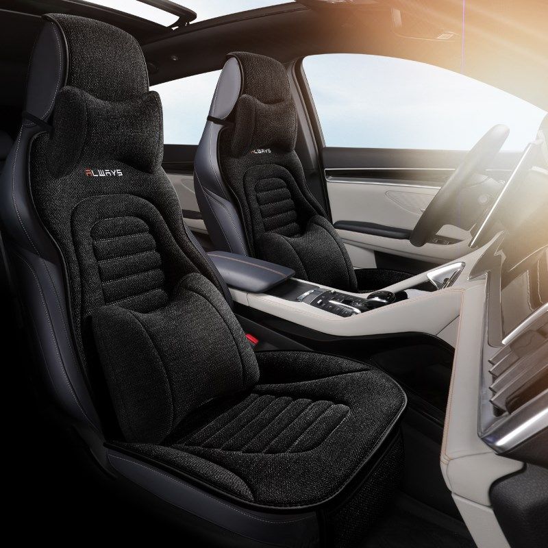 汽车坐垫四季通用棉麻空气层滑夏季布艺半包围座椅坐垫,汽车用品/电子/清洗/改装,通用座套/座垫,淘宝优惠券,粉丝福利购,淘宝优惠卷