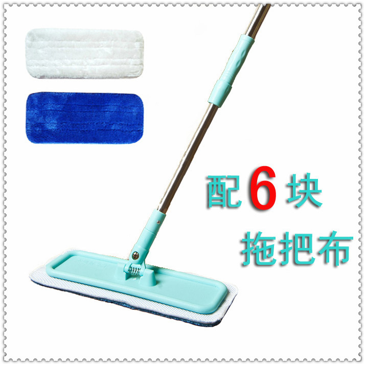 旋魔力地擦地板家庭多功能托把尘推免手洗平拖