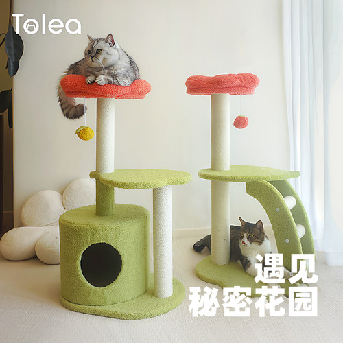 二狸花朵树猫爬架不占地小户型