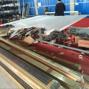 家用防 定制纱窗门铝合金伸缩无轨折叠隐C形纱门可拆洗风琴推拉式