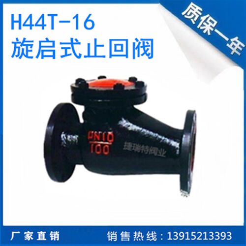 H44T-16铸铁铜芯旋启式止回阀法兰止回阀DN40 65 150 250 300 400