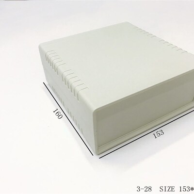 厂家直销塑料外壳电子元件壳体仪表塑胶DIY电源控制盒153x160x65