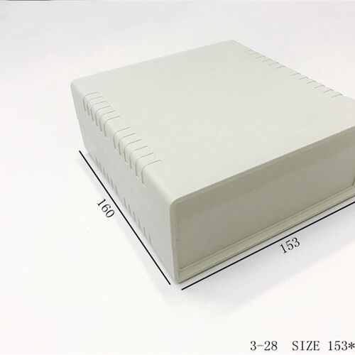 厂家直销塑料外壳电子元件壳体仪表塑胶DIY电源控制盒153x160x65