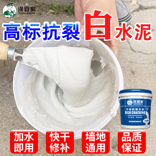 白水泥高标号防水水泥地面修补高强抗裂砂浆胶速干快干水泥堵漏王