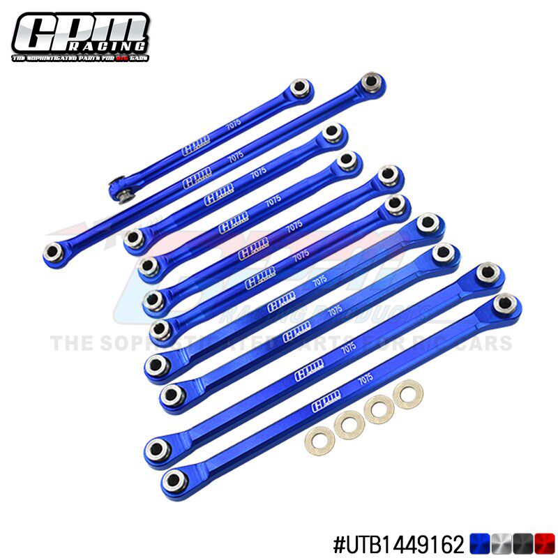 GPM Axial 小山羊 U18铝合金7075-T6前后龙骨支撑架 前转向拉杆