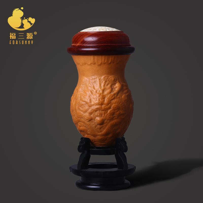 蝈蝈葫芦鸡心叫罐笼子文玩精品高端模具本长养蝈蝈的葫芦口盖蒙心