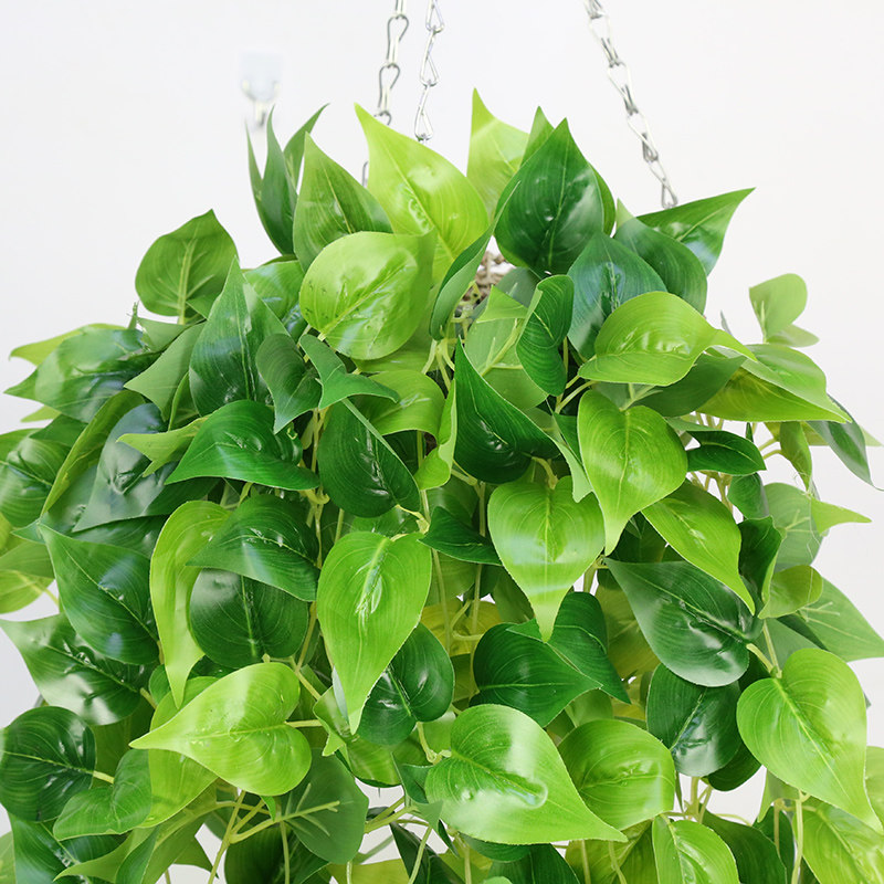 仿真壁挂植物吊兰客厅藤蔓装饰绿植假绿萝吊篮垂吊花盆栽吊顶装饰