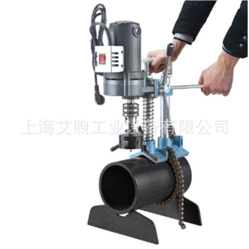 供应AX-TWK-5塑料管道开孔机 碳钢管开孔器 PE管道锯孔器打孔机