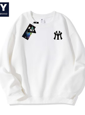 MYJU官网正品连帽卫衣情侣款基础logo印花打底衫M01