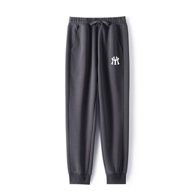 重磅直筒深灰色休闲裤斜纹休闲运动宽松卫裤百搭男女长裤春秋