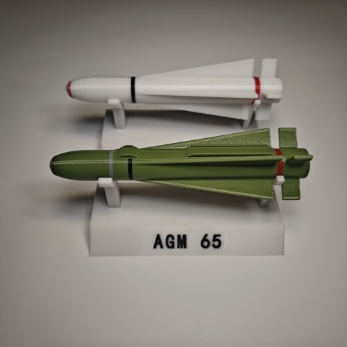 战争雷霆/军事周边 AGM65B AGM65D 小牛 空对地导弹 空对地炸弹3D