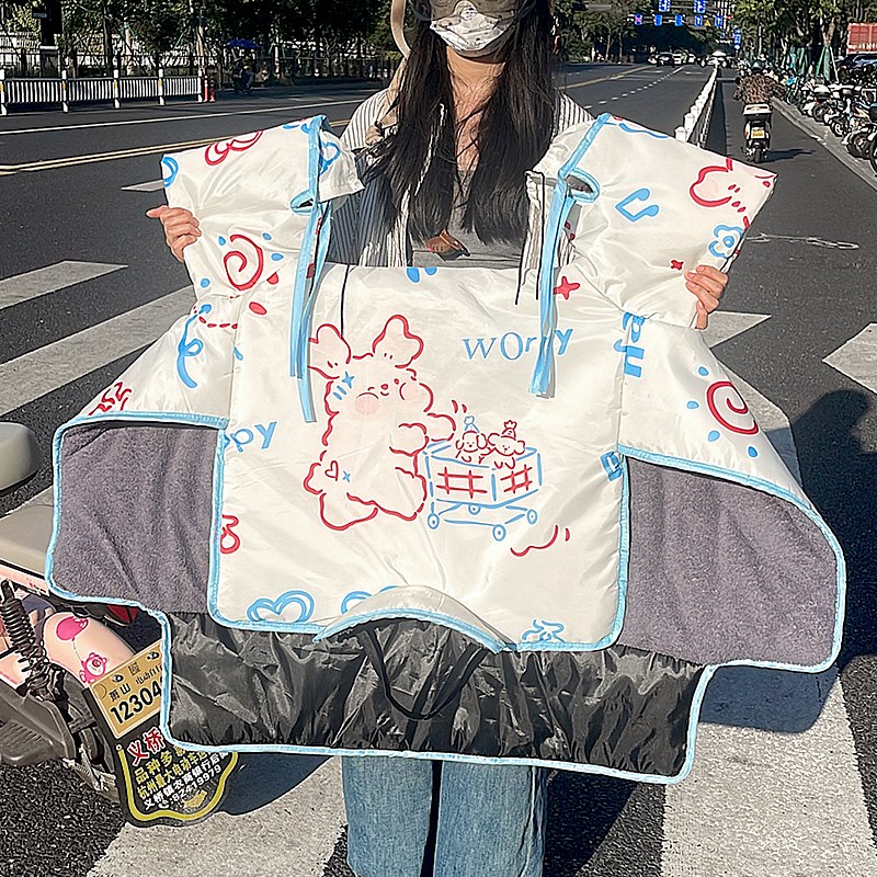 挡风被冬季加绒加厚通用寒风罩