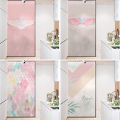 卫生间玻璃贴膜窥走光窗户贴纸透光不透人厕所浴室遮光磨砂膜