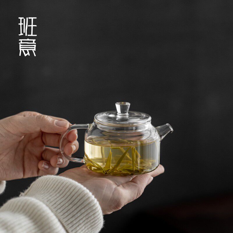 班意耐热玻璃泡茶壶迷你煮茶壶单壶花茶加厚过滤功夫茶具器图片