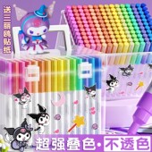 丙烯马克笔小生水彩笔幼儿园美术不透色可叠色笔芯彩色绘画画笔软