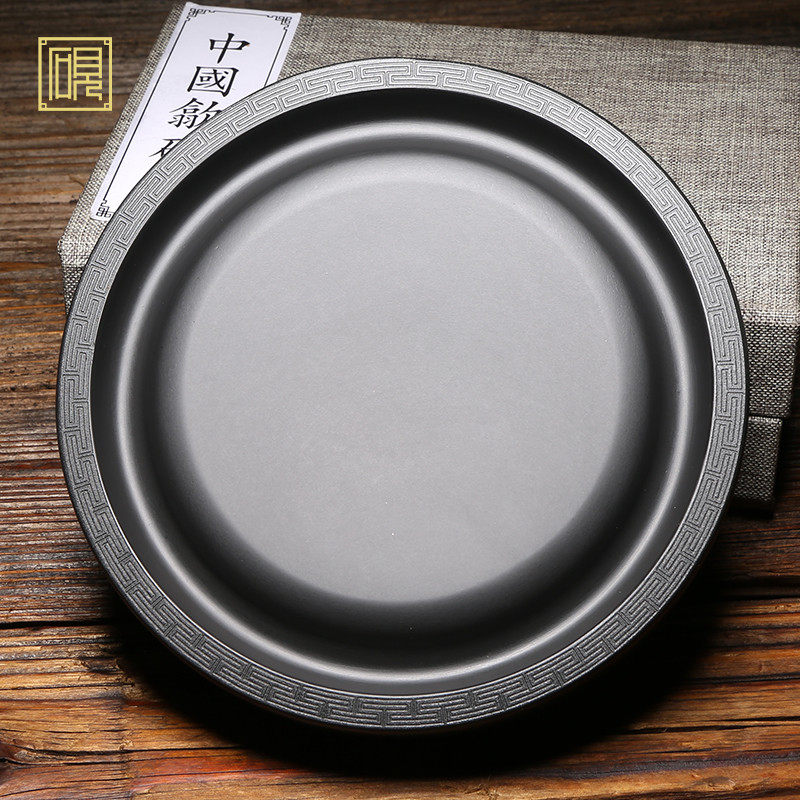 匠心非遗 歙砚砚台 天然原石《回纹素砚》经典素砚台 精品安徽天,文具电教/文化用品/商务用品,文房四宝,淘宝优惠券,粉丝福利购,淘宝优惠卷