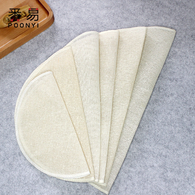 蒸笼布A1P901-蒸馒头蒸包子点心不粘家用棉纱布笼屉布加厚圆形纸