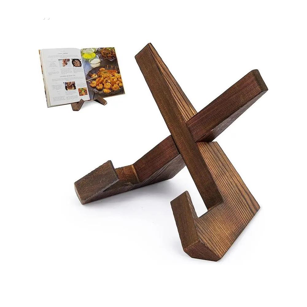 木言实木相框支架盘子支架展示架时钟支架钟表底座摆件赏盘支撑架