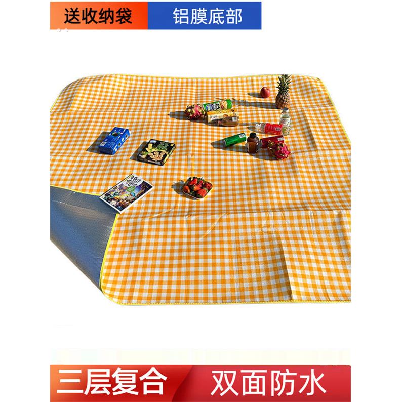 野餐垫防潮垫加厚便携户外折叠草地春游垫子露营地垫音乐节防水