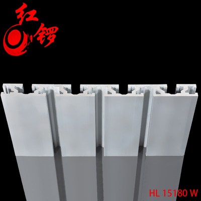 红锣工业铝型材15180铝型材流水线雕刻机面板铝合金型材 台面板铝