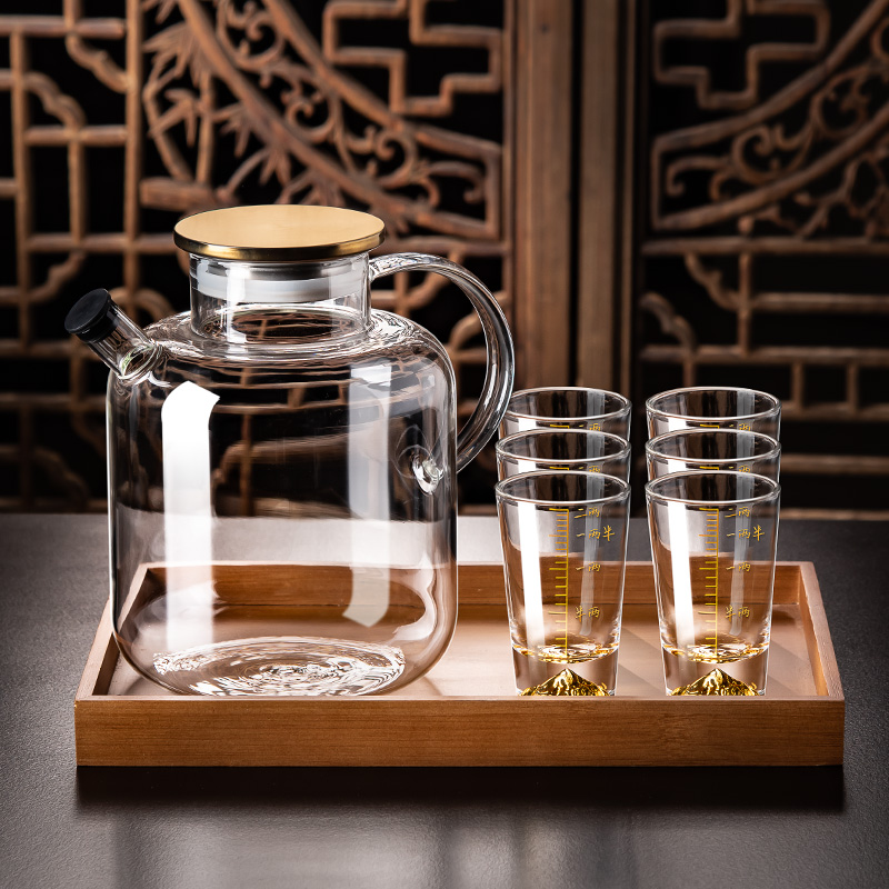 泡酒玻璃瓶家用大号人参药酒专用酒坛子密封罐酿果酒发酵酒缸空瓶