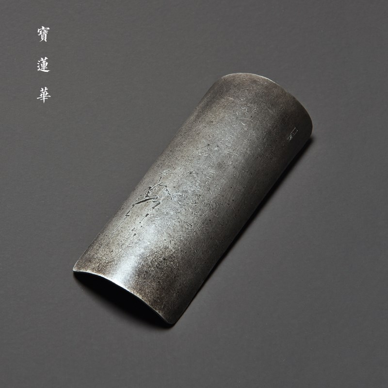 点梅手工雕刻锡茶则 名师一修作品 赏茶荷茶匙高纯锡器茶道零配件