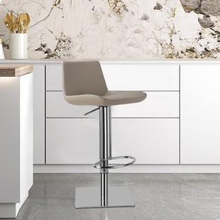 吧台椅旋转可升降高脚凳吧台凳现代简约酒吧凳子靠背吧台