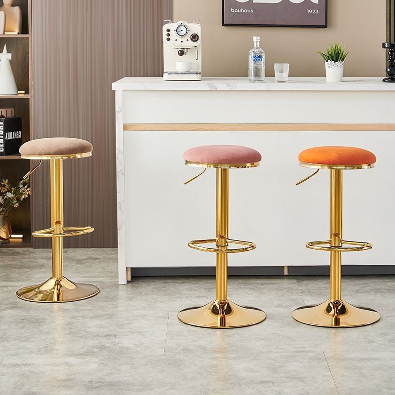 酒吧轻奢吧台椅高脚凳清吧商用前台吧台椅子高靠背椅导台吧凳铁艺