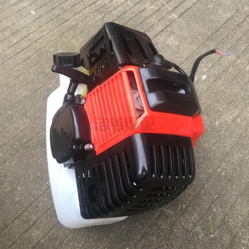 手拉启动迷你摩托车发动机滑板车49cc两冲程40-5汽油机变速箱油箱