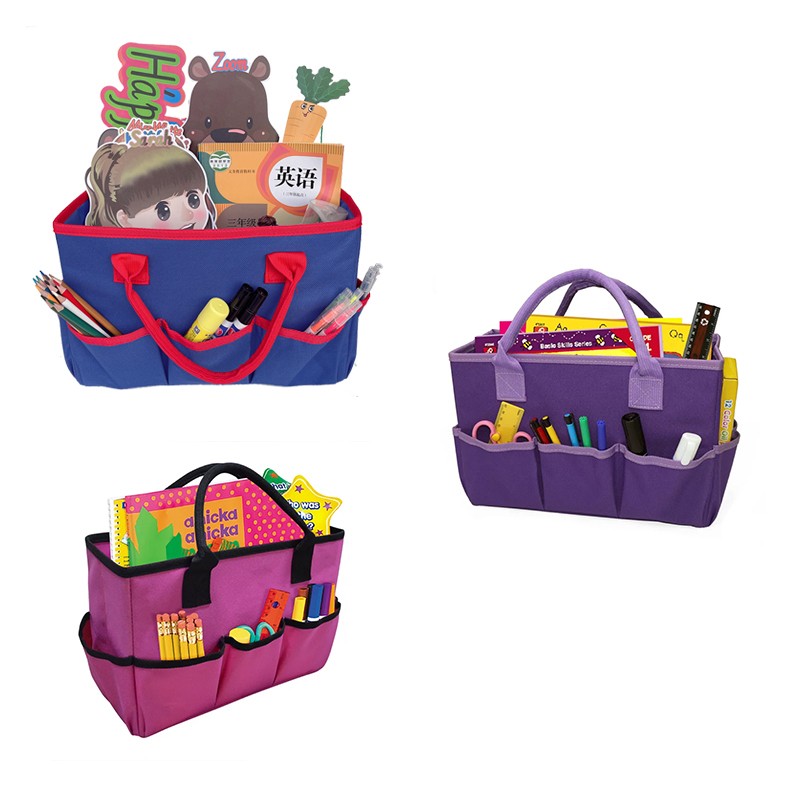 手提便携式教师教具收纳包袋幼儿园小学初高中老师用绘本图书文工