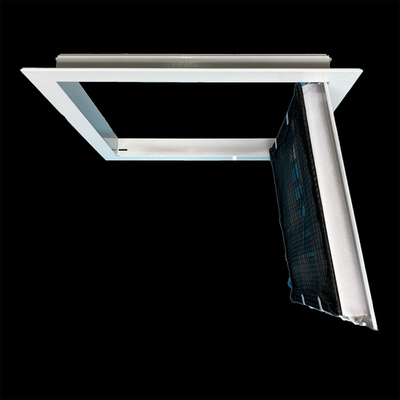 百叶检修口 空调回风口  铝合金暖气罩 门铰X式回风过滤网