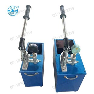 上海恒舟手动试压泵打压机水管道打压泵家用N水压地暖检漏仪压力