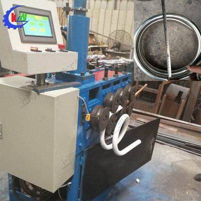 全自动数控盘管机不锈钢健身器材滚圆机家具制造螺旋管盘圈机