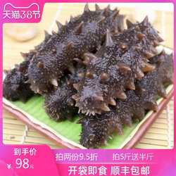 福建霞浦特产 即食海参单个装 新鲜淡干海参刺参特产干货海鲜500g