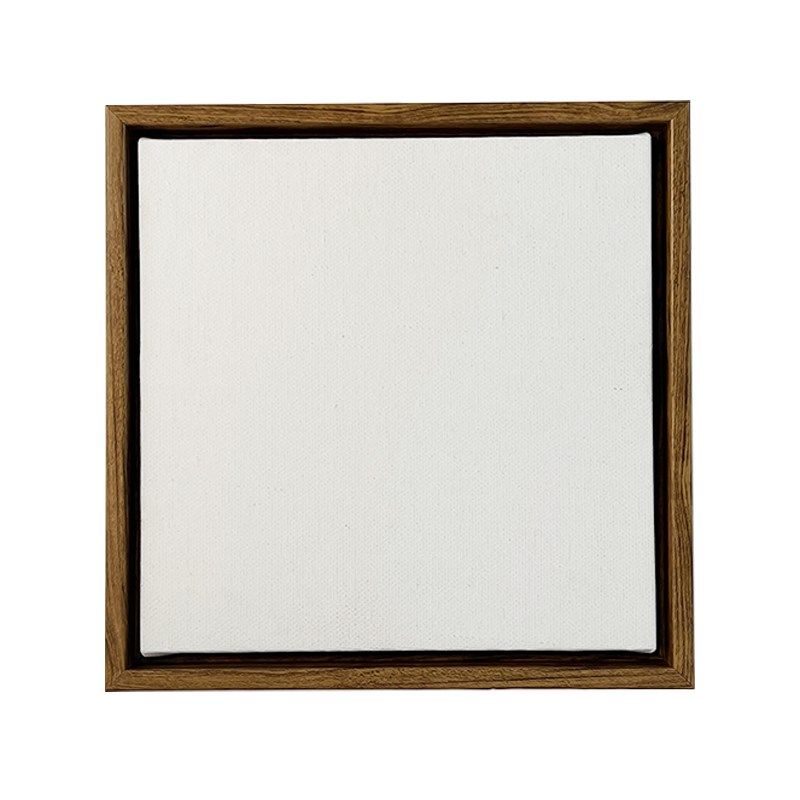 内外油画框免装裱直接绘画布亚麻丙烯成品简约绷S布内嵌L型框挂墙