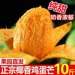 正宗西双版纳椰香芒果鸡蛋芒小青芒果水果新鲜当季超甜非覃斗芒