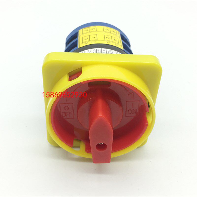 乐清市格磊电器机床转换开关GLH12-20/2 护指旋钮电源切断 GLH13B