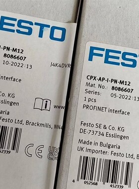 费斯托8086607  CPX-AP-I-PN-M12  全