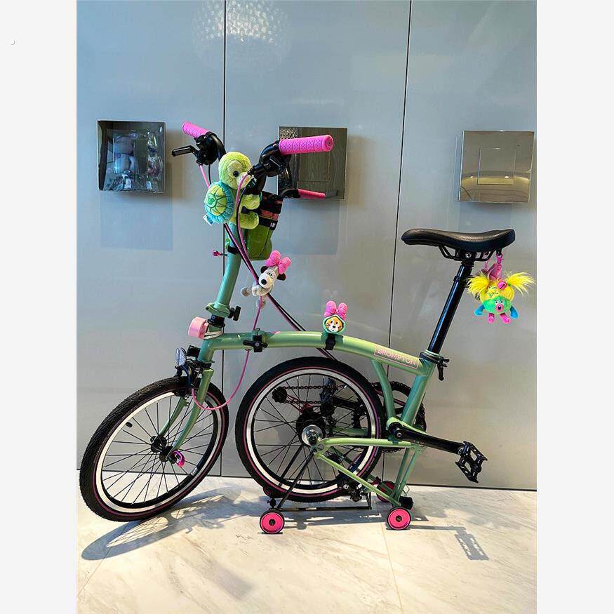 小布折叠自行车小配饰儿童平衡车装饰趴趴玩偶山地公路车改造配件