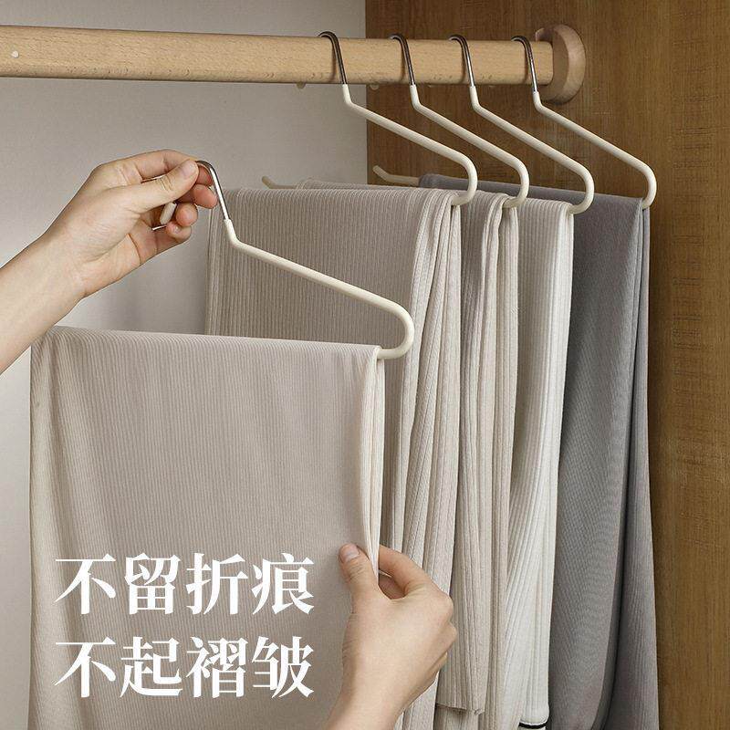 德国品质鹅型裤架家用无痕防滑裤夹衣架专用衣柜内置裤挂架挂裤子