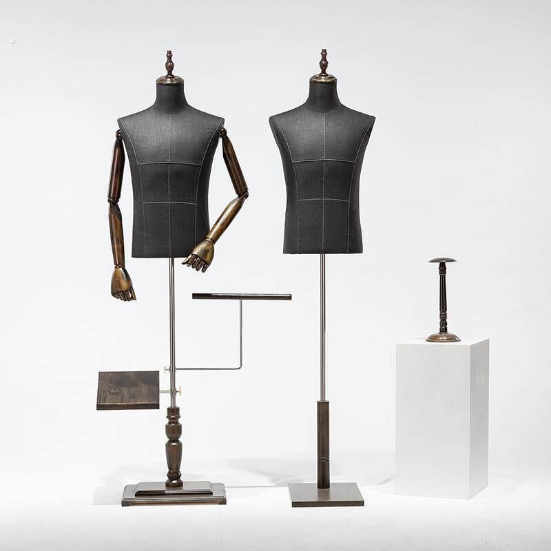 服装店模特道具男士全身人台半身西装礼服橱窗假人体模特展示架子