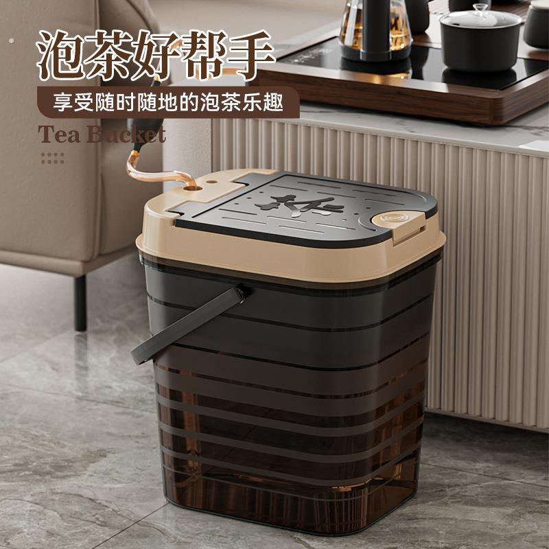 茶桶茶渣桶垃圾分离过滤排水桶茶台废水桶功夫茶具配件茶道茶水桶