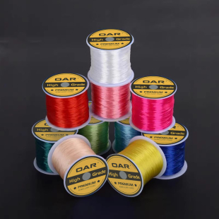 0.2特细扁丝弹力绳 水晶手串绳弹力线穿珠子串珍珠手链串珠专用线