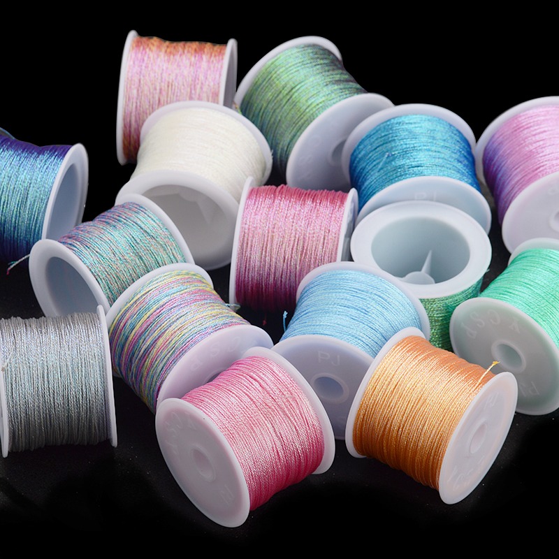 3/6/9股幻彩编织线 股线金丝绳手链编绳线绕线刺绣手工diy材料线