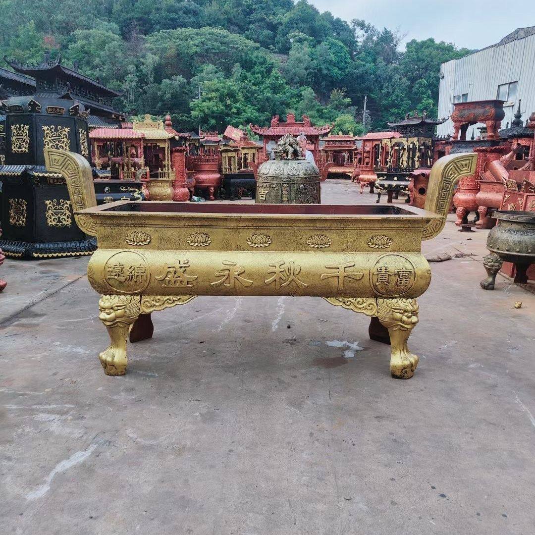 四方香炉寺庙铸铁寺庙祠堂道观长方形大型插香大香炉室外生铁,家居饰品,香薰炉,淘宝优惠券,粉丝福利购,淘宝优惠卷