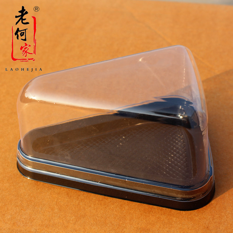 寸寸三角形蛋糕盒一次性包装慕斯芝士千层蛋糕切块盒