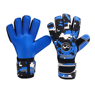 守门员手套带护指 成人 门将手套儿童 加厚乳胶防滑 足球比赛训练