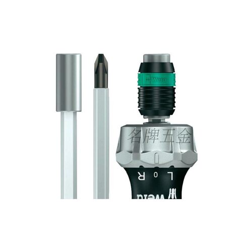 WERA 816RA棘轮螺丝批 德国制1/4棘轮手柄 十字一字正反转螺丝刀