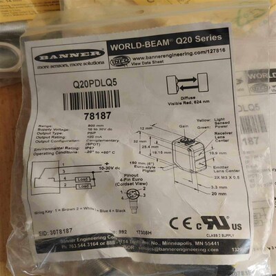 询价~邦纳传感器Q20PDLQ5