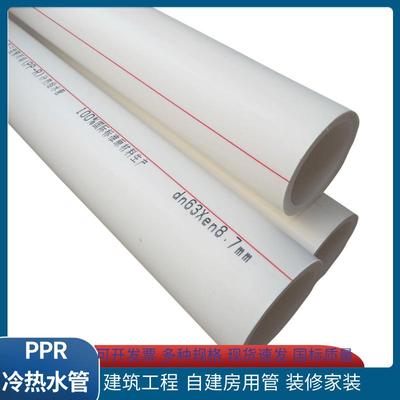 ppr水管自建房家装装修用管PPR自来水供水冷水管4分6分管国标质量